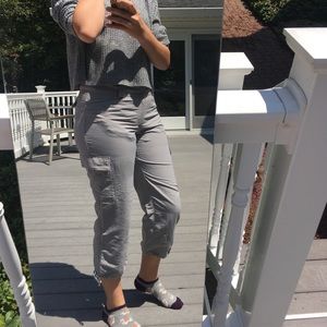 Gray North Face Khaki Pants